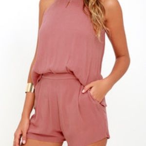 Olive & Oak Canyon Companion Rusty Rose Romper